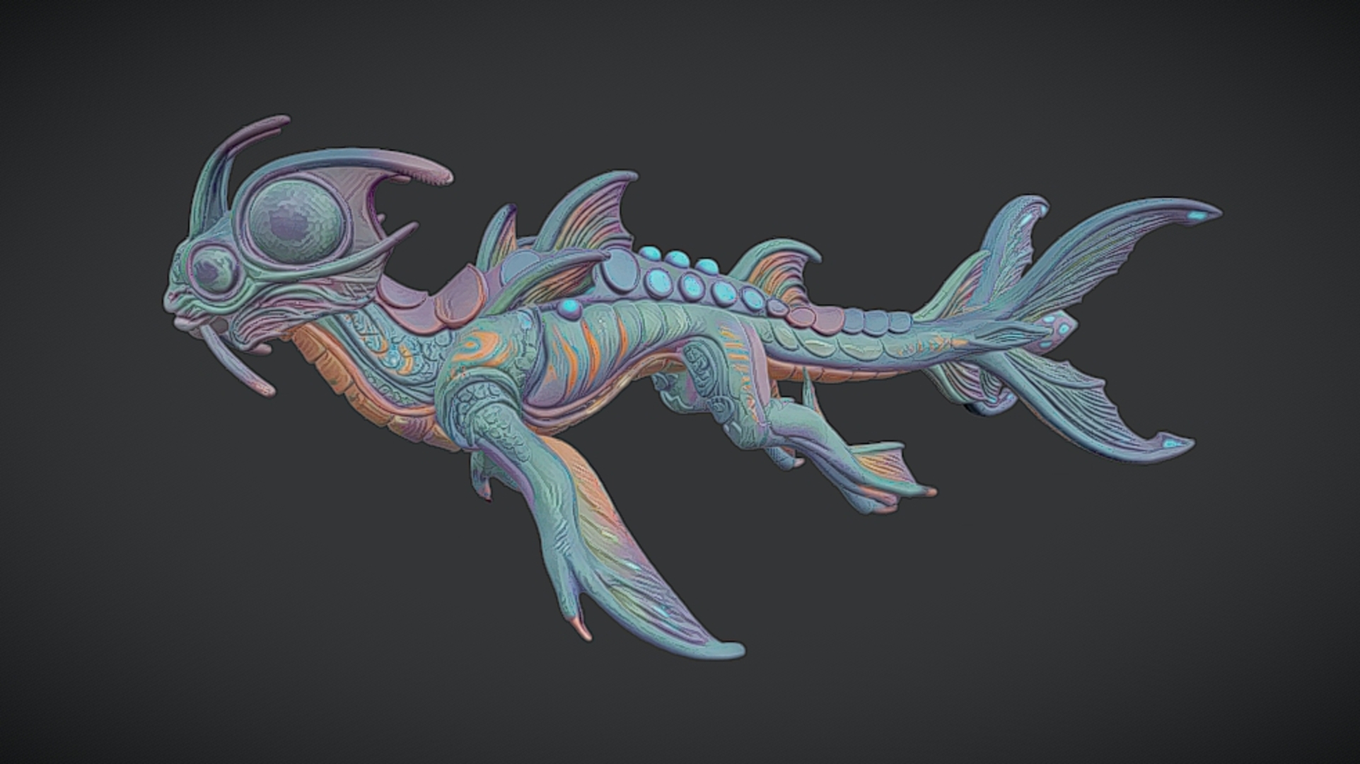 Alien Aquatic Creature | Fab