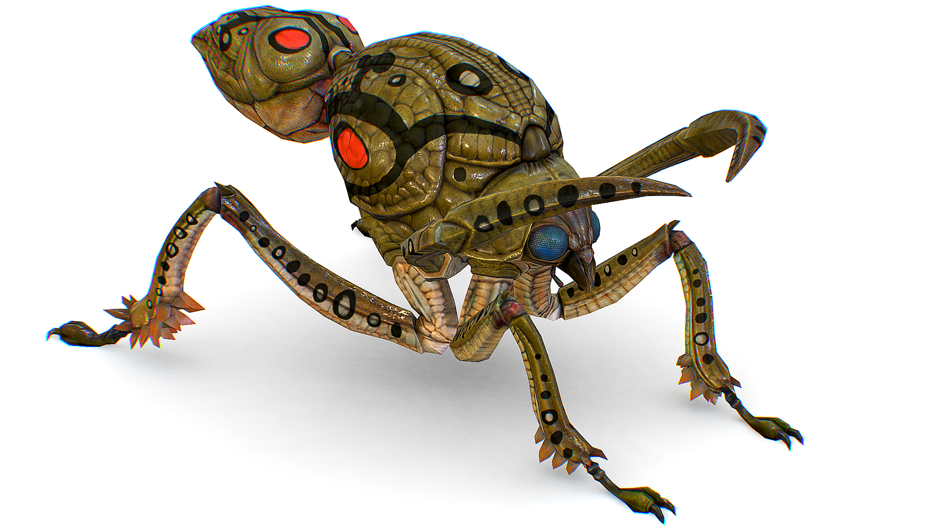 Alien Insect - Green Monster Mutant - Ant Animal Beetle | Fab