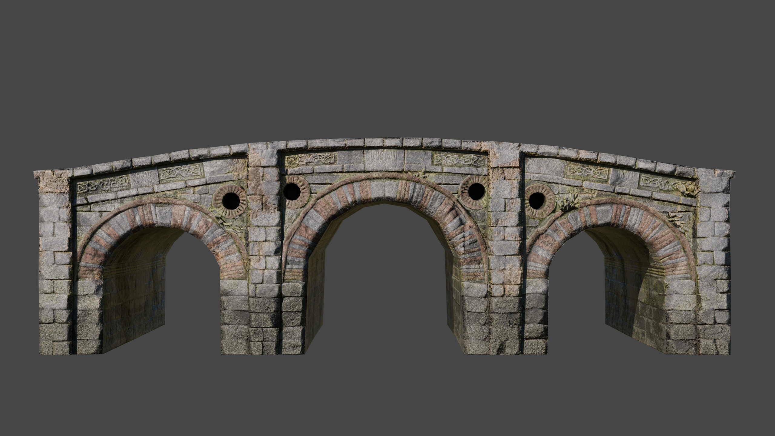 Media 1 for listing Ancient Roman & Byzantine Stone Bridges - Game Ready (Low Poly / 4K)