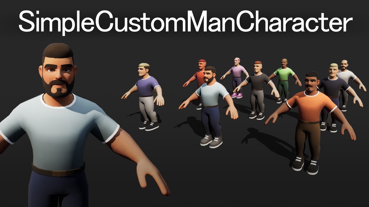 Media 1 for listing SimpleCustomManCharacter