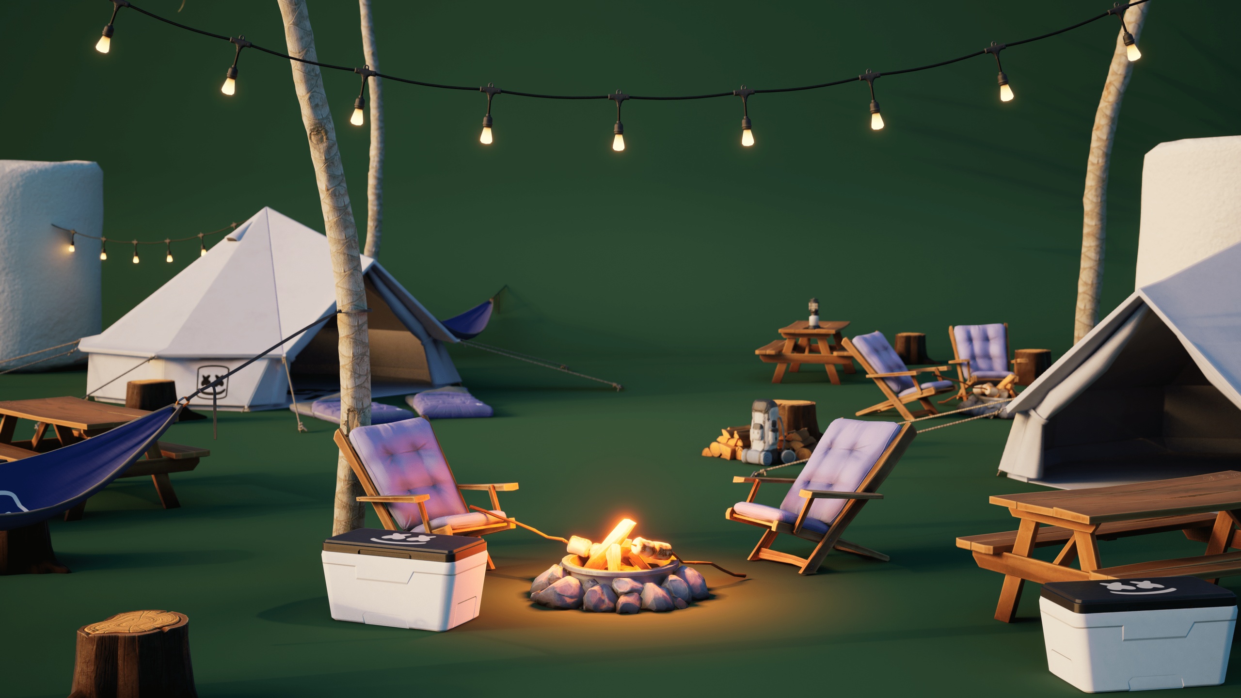Media 1 for listing Mello Camping Essentials – 3D Asset Pack