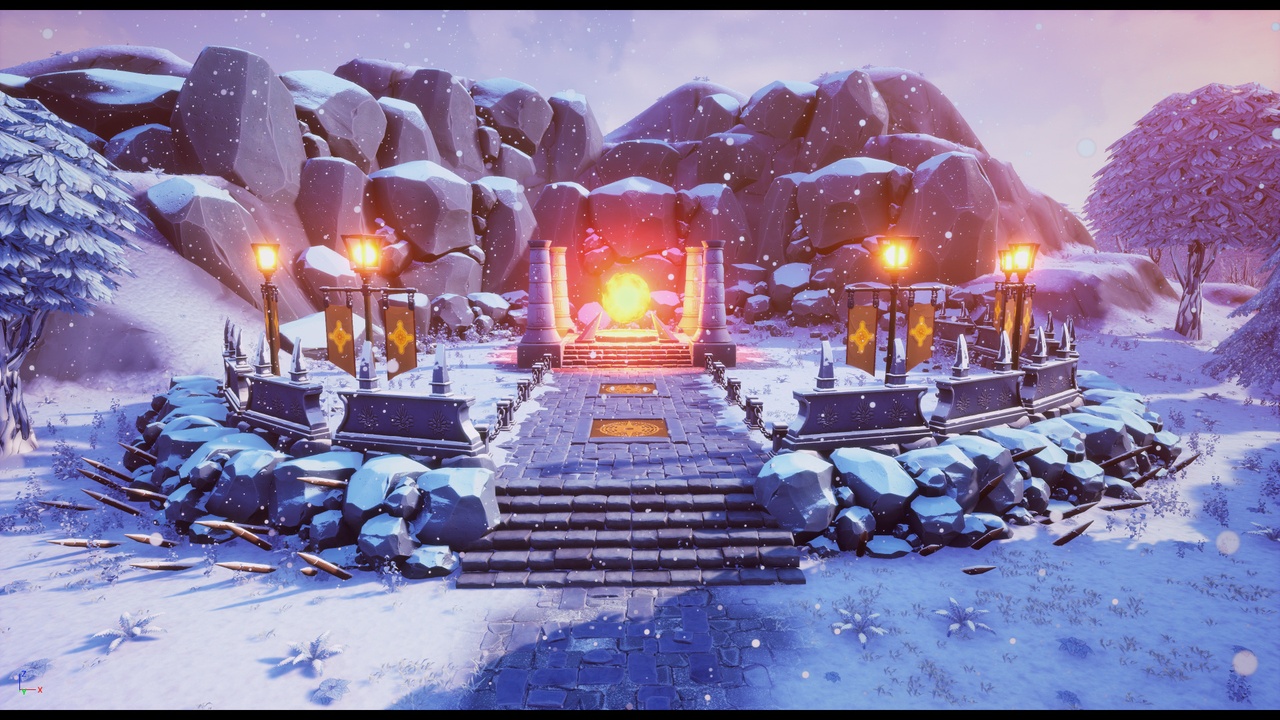 Media 1 for listing Stylized Snowy Landscape