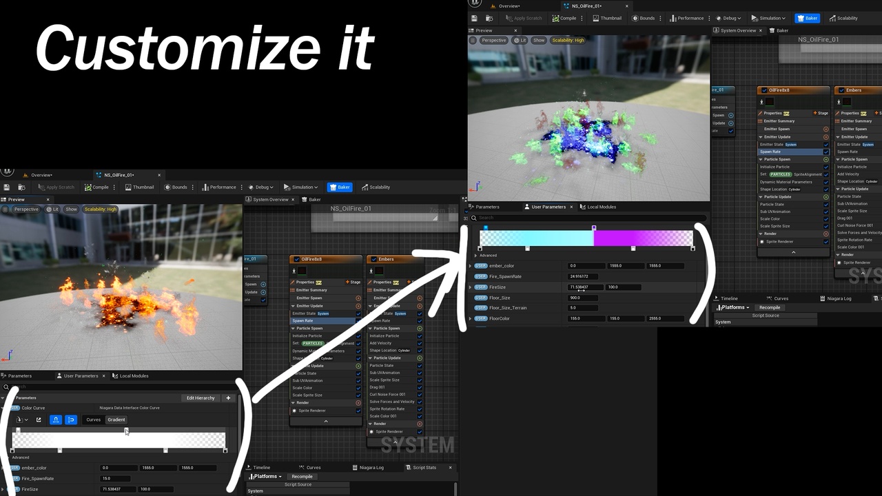 Media 1 for listing Fire skill VFX and SFX