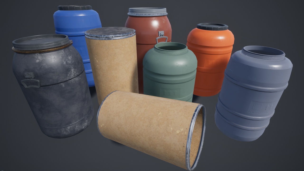 Media 1 for listing Barrels Plastic
