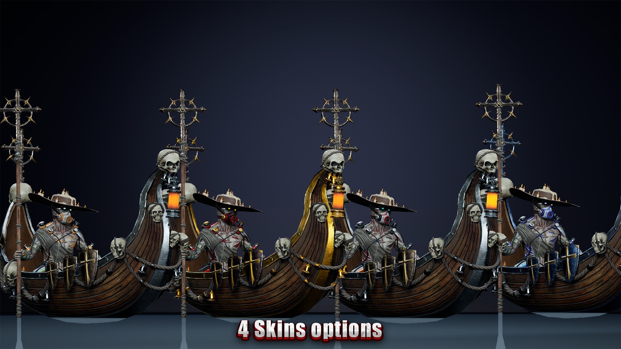Media 1 for listing Fantasy Cyborg - Boatman