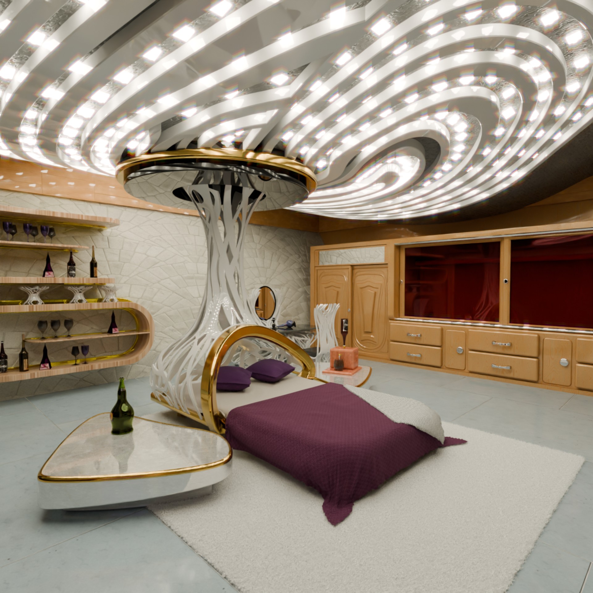 Hotel Room Interior | Fab