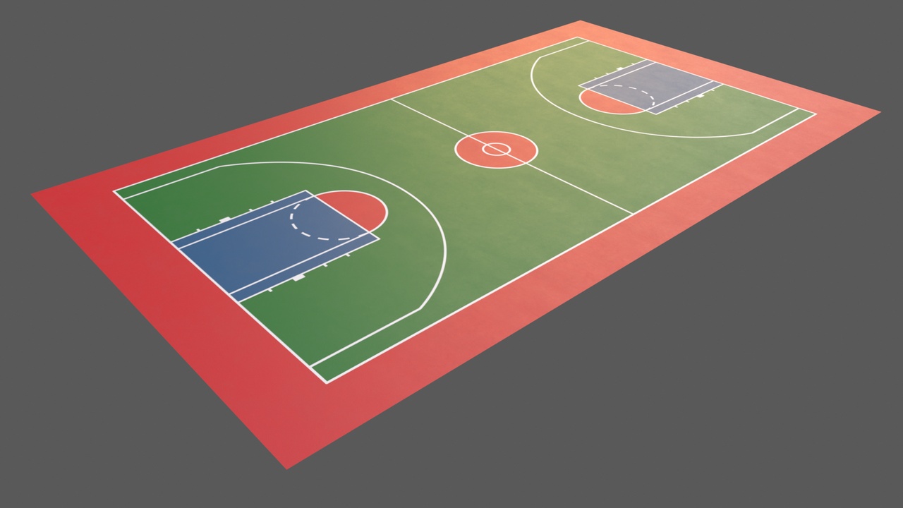 Media 1 for listing Basketball Court Floor PBR