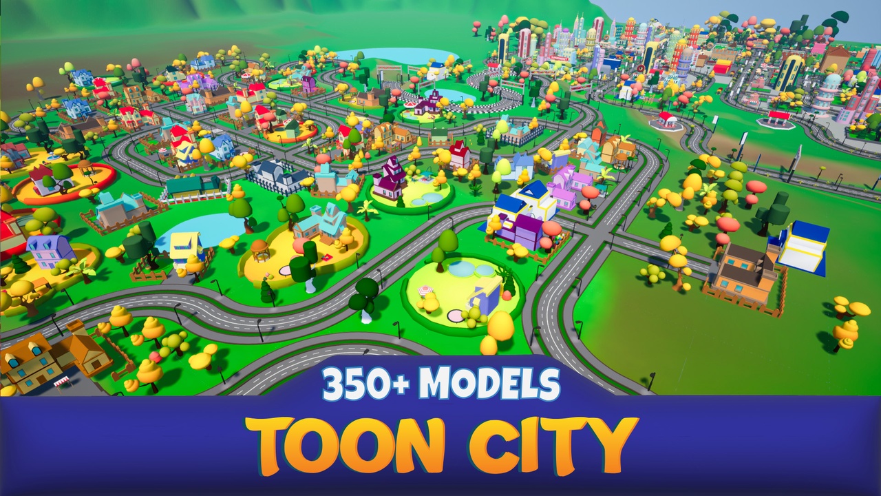 Media 1 for listing Cartoon City Environment Pack