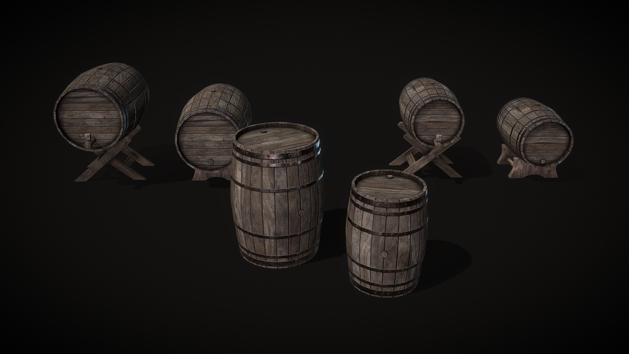 Media 1 for listing Wood Barrels