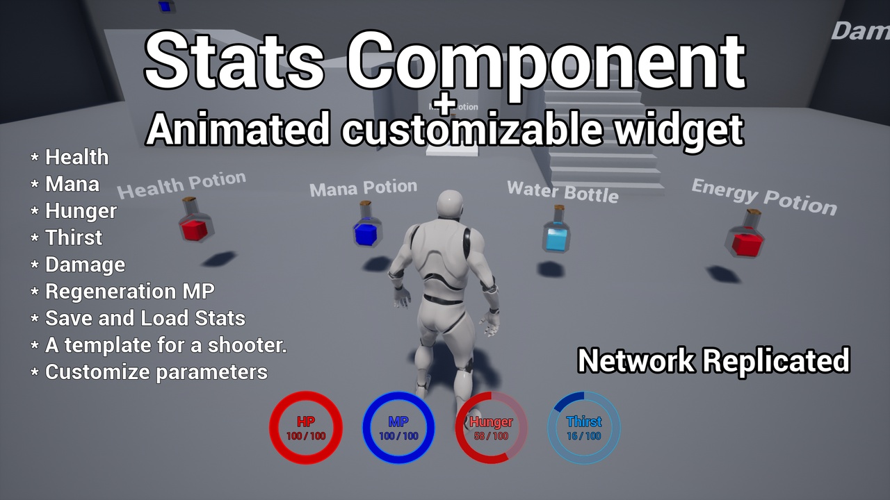 Universal Stats Component 제품 등록을 위한 미디어 1개