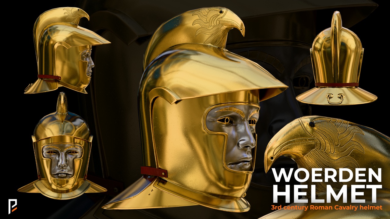 Media 1 for listing 3rd Century Roman Cavalry Helmet - Woerden