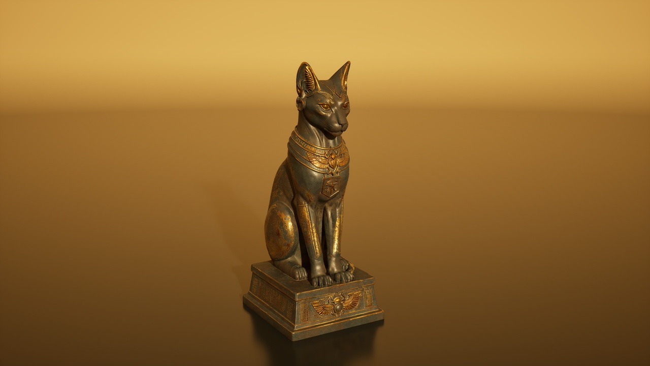 Media 1 for listing Free Sample - Egypt Statues (Nanite and Low Poly) / Ancient Egypt Sculpture