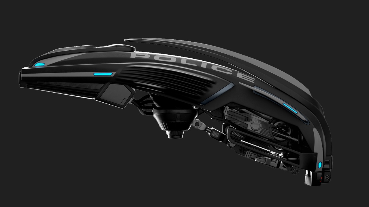 Media 1 for listing Sci-Fi Drone 02 (Police & Military)