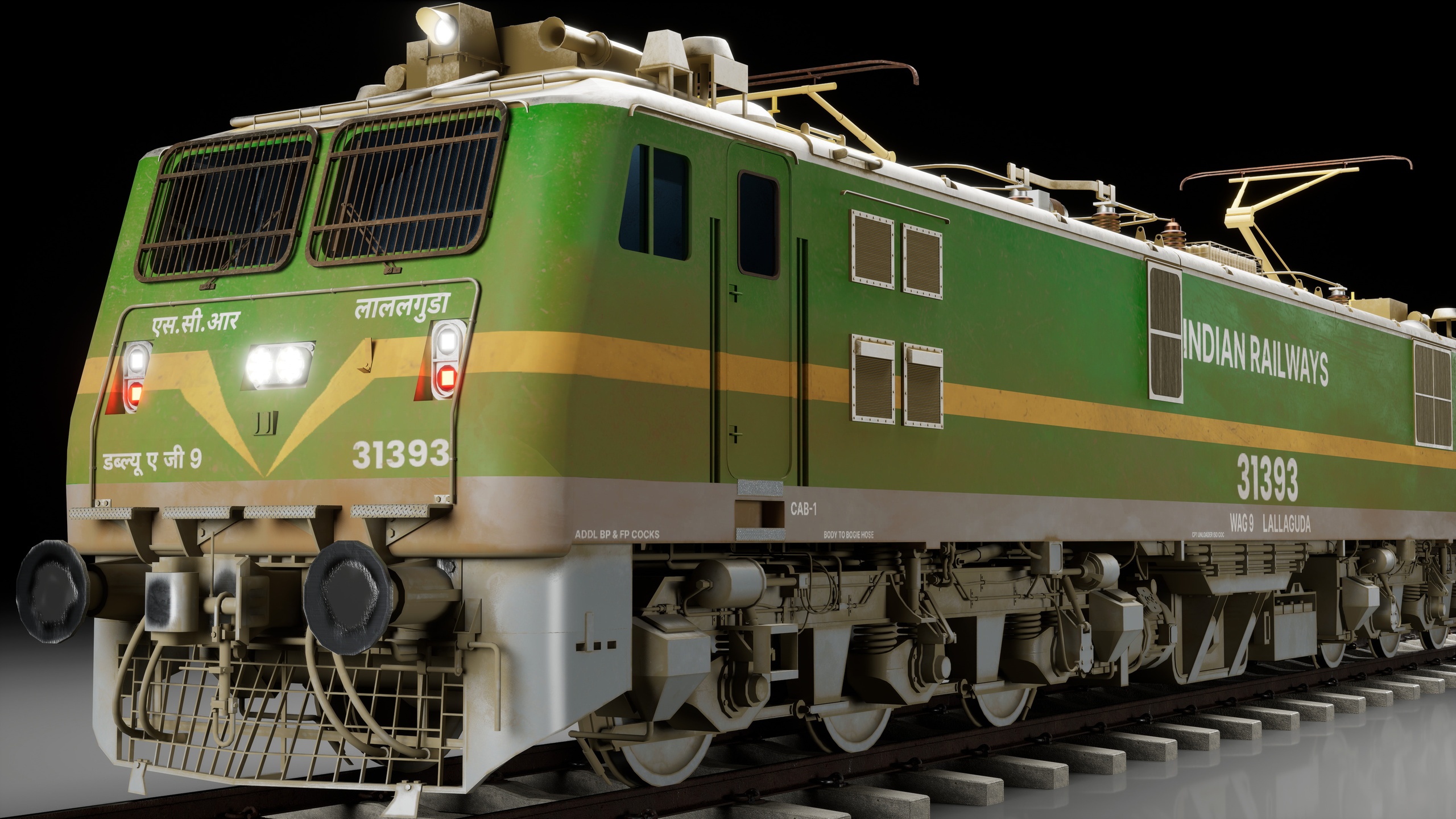Medium 1 für Eintrag Indian Railway WAG 9 Electric Locomotive