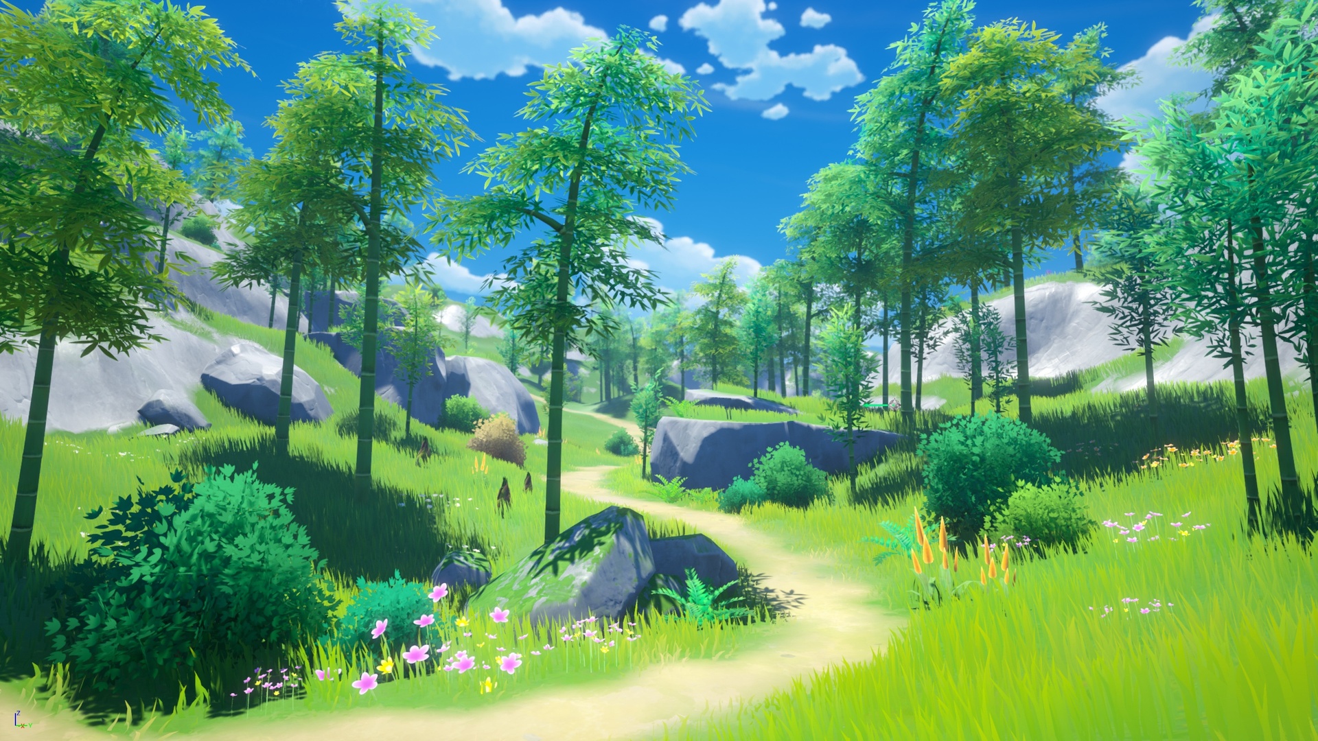 Multimedia 1 dla listy Stylized Trees | Bamboo Forest Environment