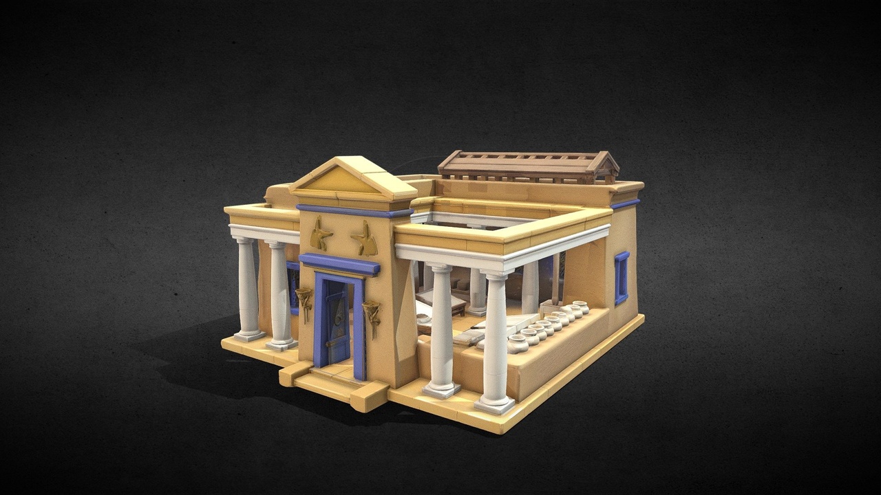 Stylized Embalming House – Tier I 제품 등록을 위한 미디어 1개