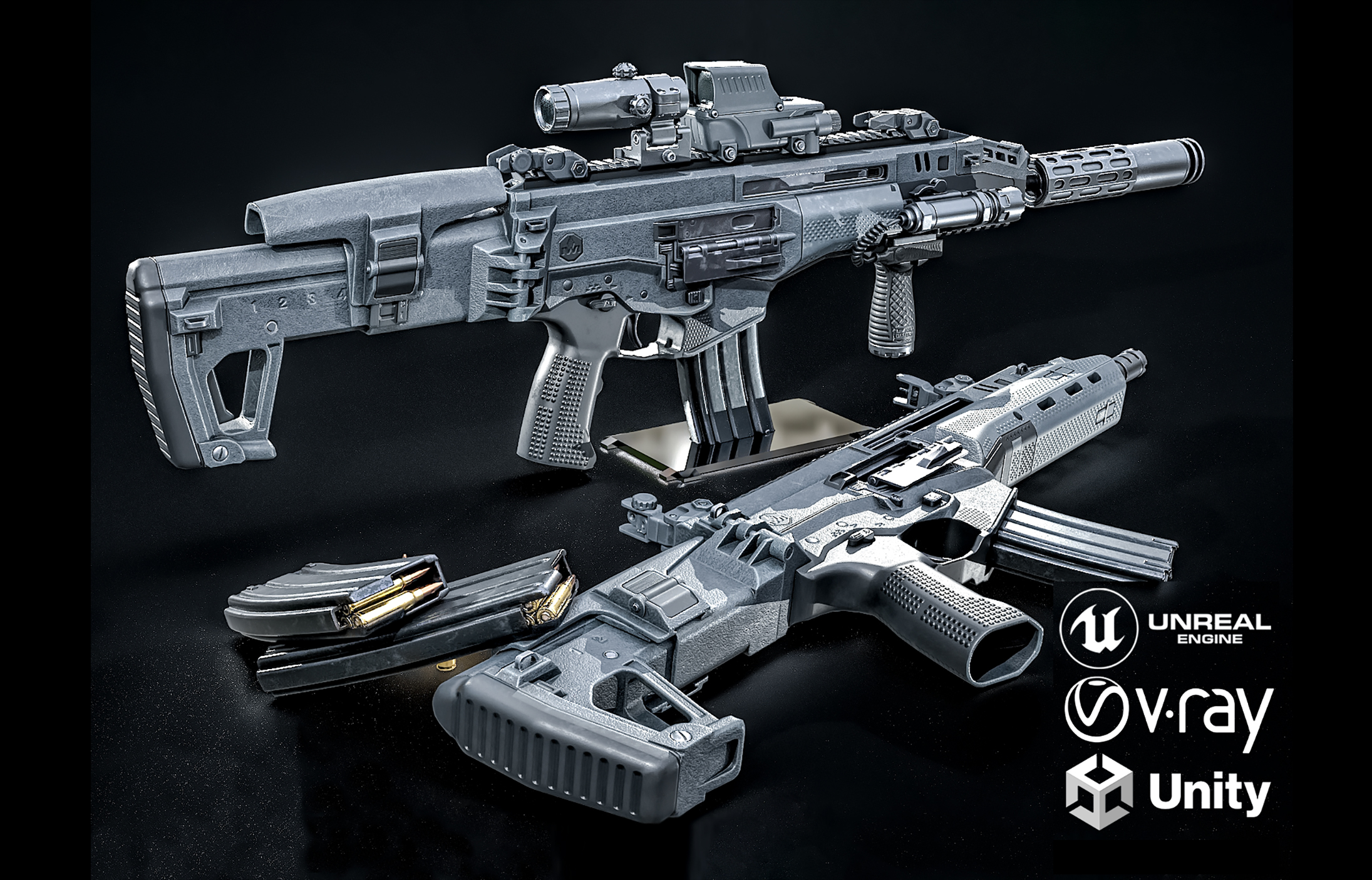 Modern Assault Rifle | Fab