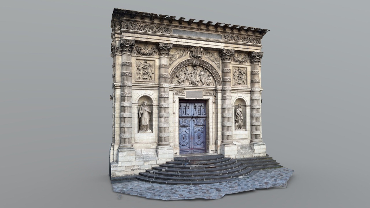 Media 1 for listing Church of Saint-Étienne-du-Mont facade - Scan