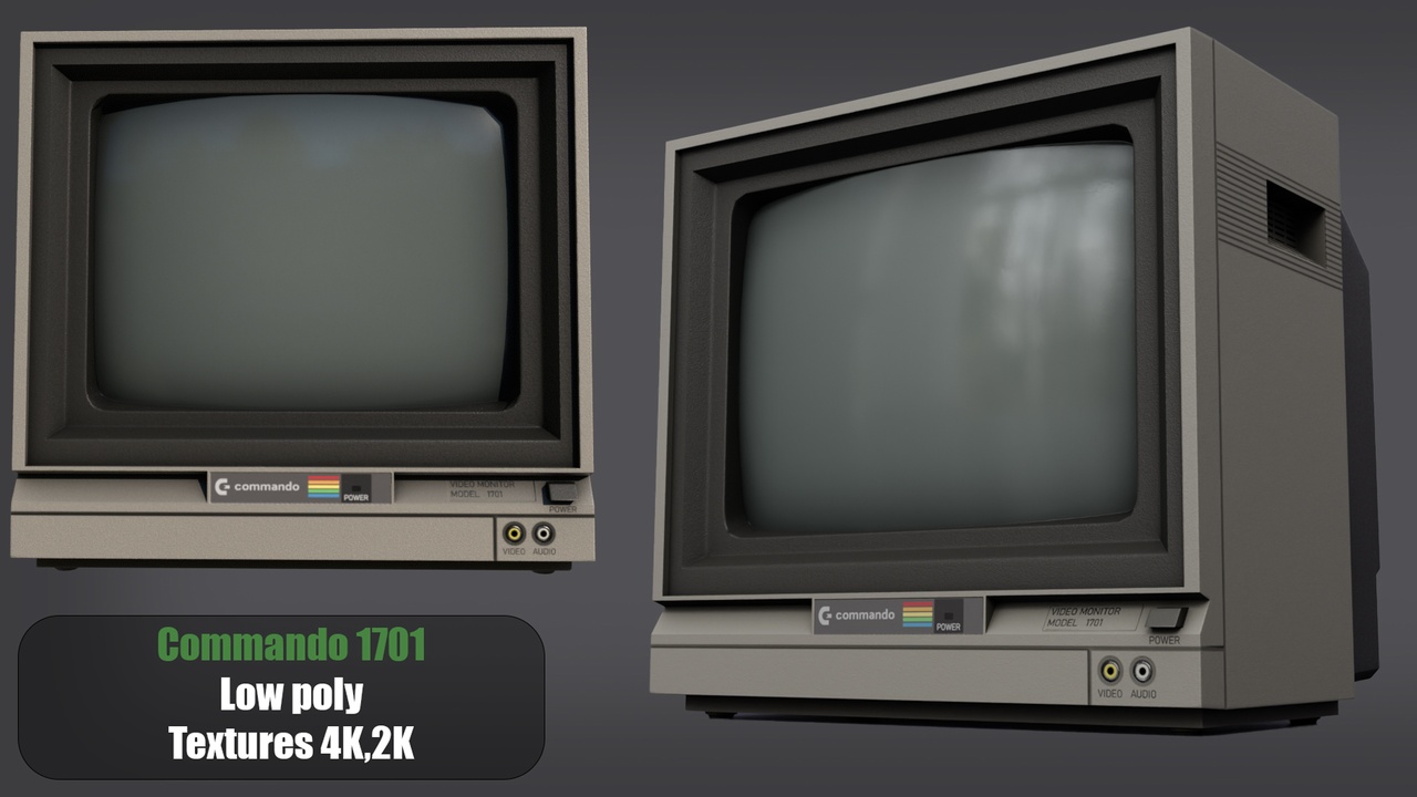 Media 1 for listing Retro computer Monitor 1701