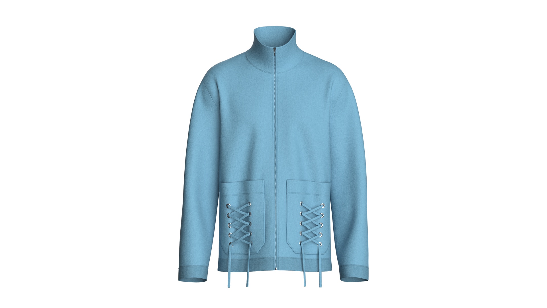 Media 1 for listing Men Lace - Up Pocket Jacket | High Poly