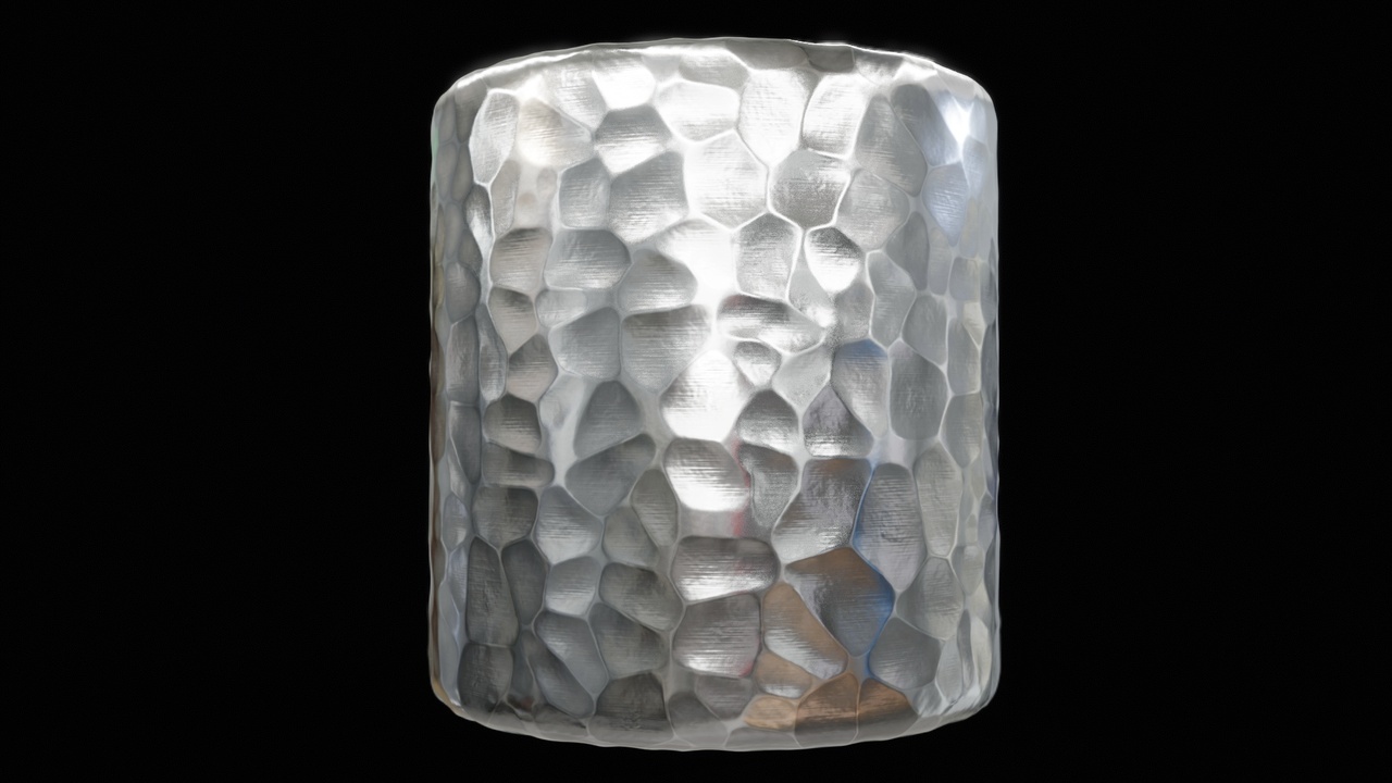 Media 1 for listing Silver Nugget Substance PBR material and textures