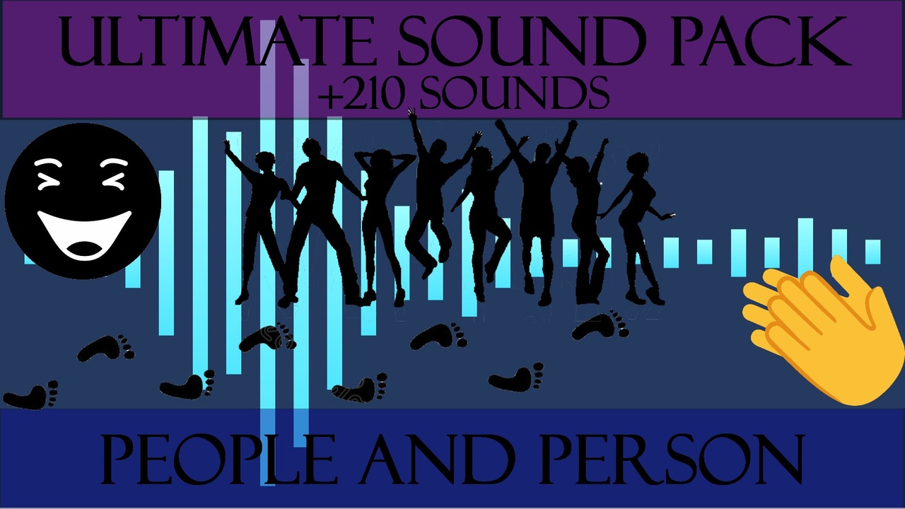 Ultimate Sound Pack: People and Person 제품 등록을 위한 미디어 1개