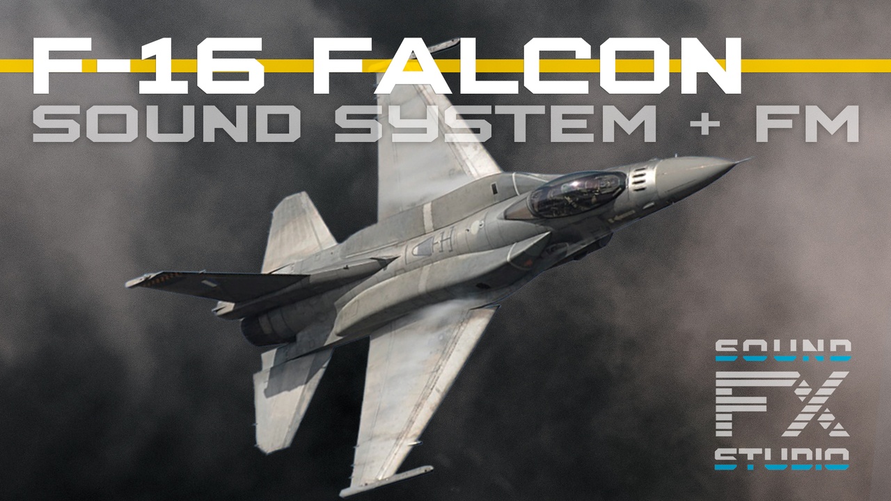 Media 1 for listing F-16 Fighting Falcon: Sound System + Flight Model