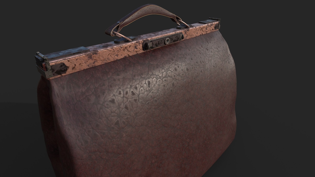 Media 1 for listing Stylish Leather Suitcase