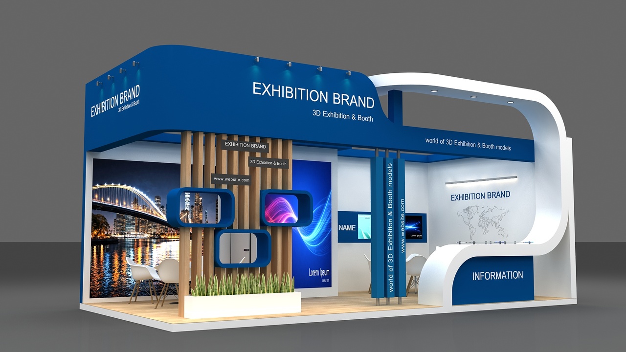 Media 1 for listing 2 side exhibition booth