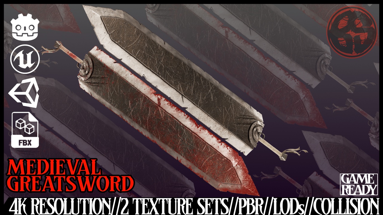 Media 1 for listing Medieval Greatsword