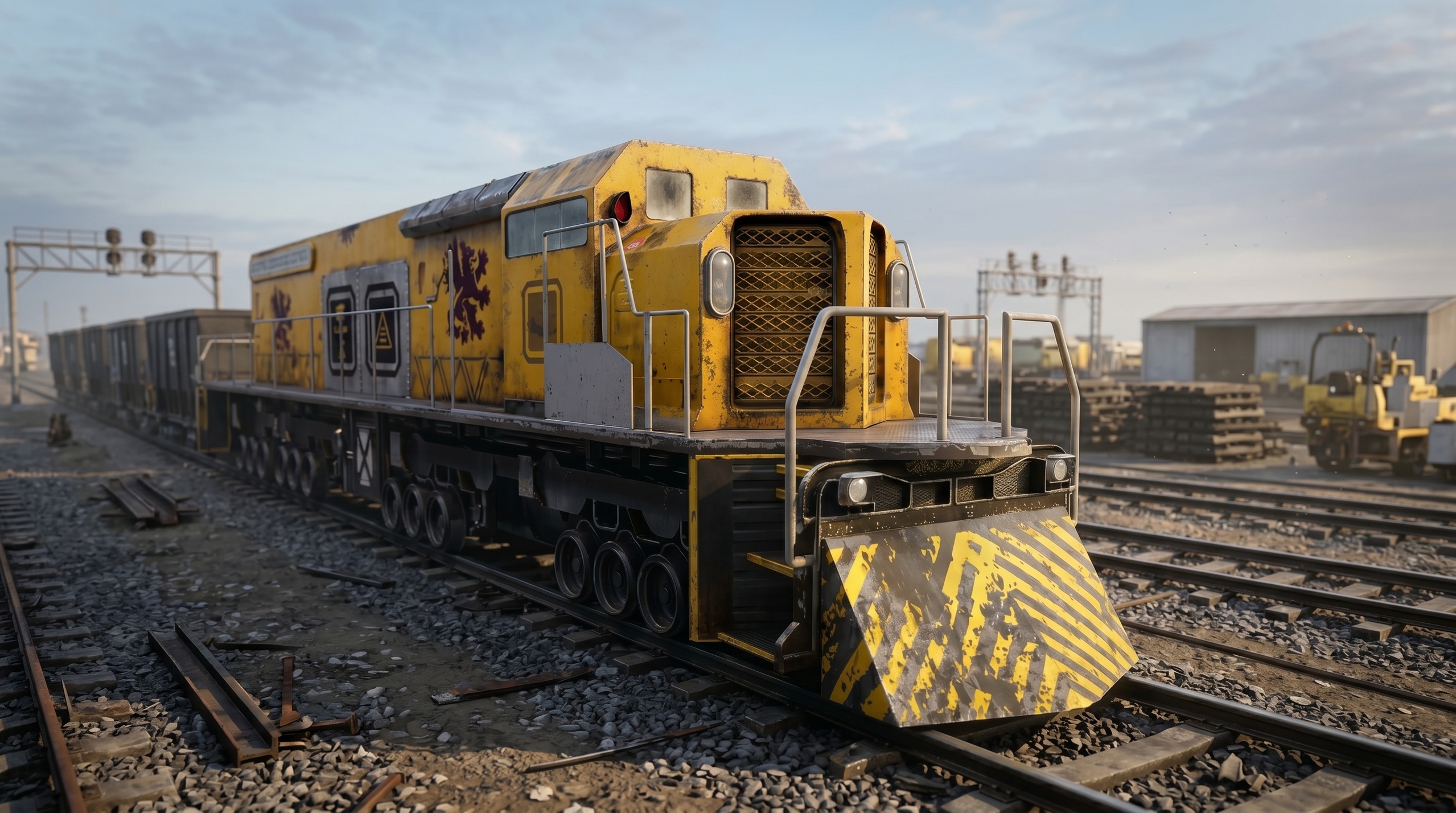 Media 1 for listing Industrial Maintenance Locomotive Train – Game Ready 3D Model