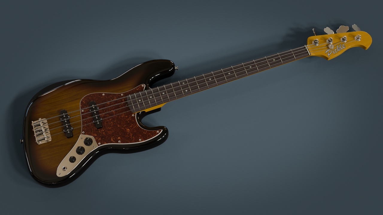 Media 1 for listing High-Poly Bass Guitar
