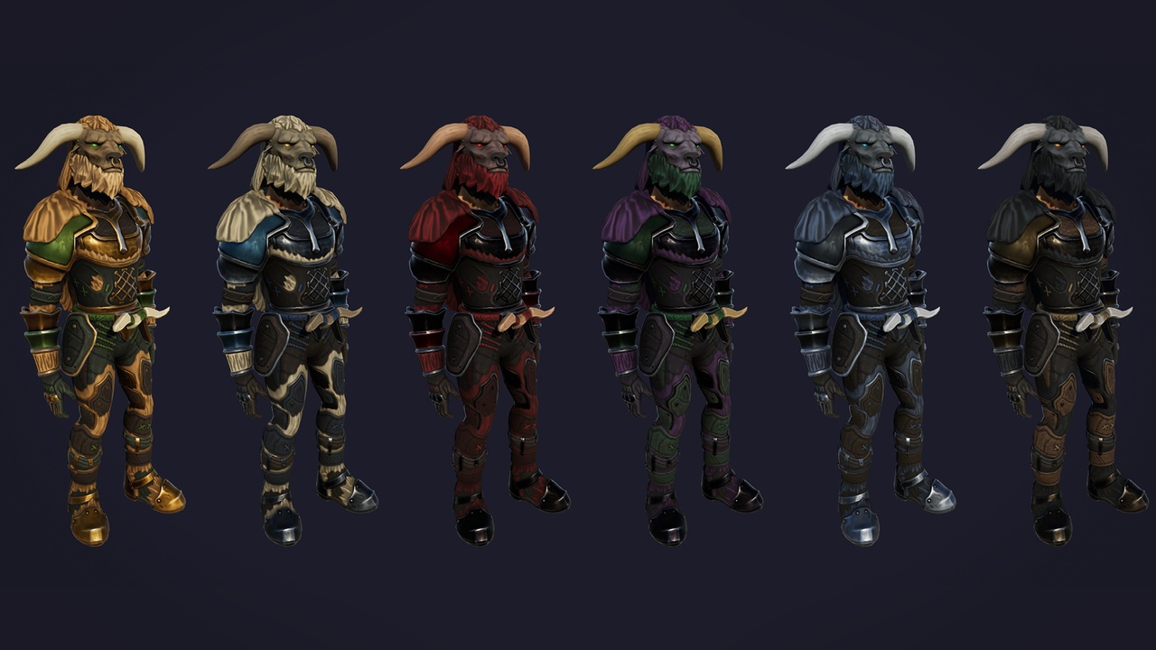 Media 1 for listing Minotaur Armor Set - Stylized RPG