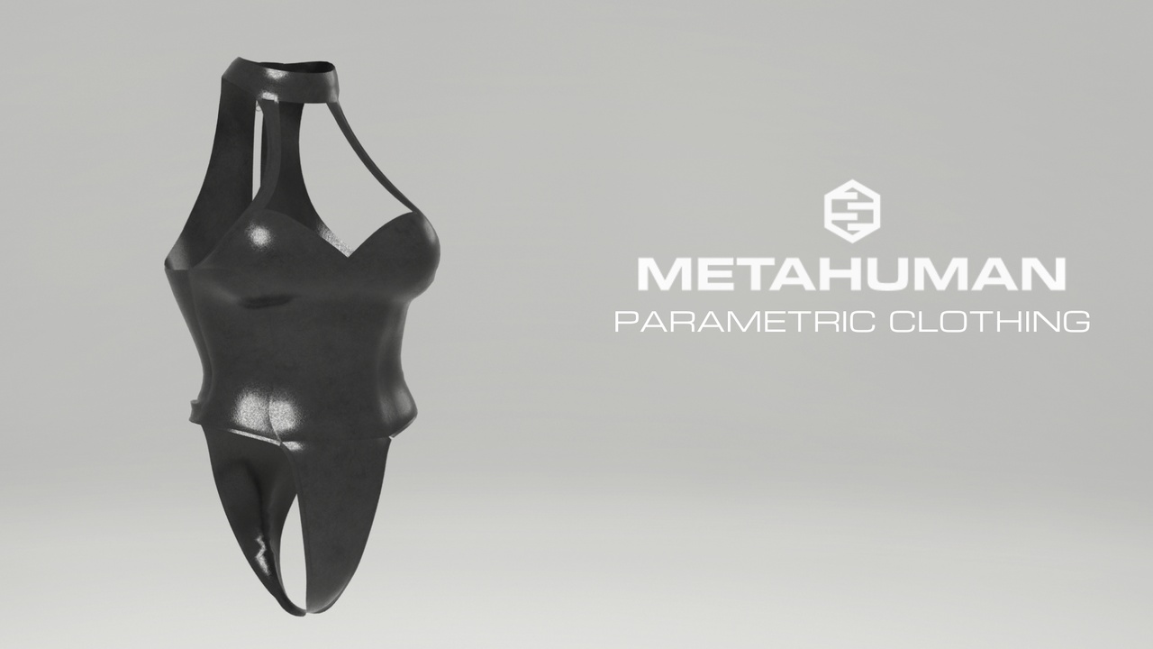 Media 1 for listing Premium Satin Lingerie | MetaHuman Wardrobe Asset
