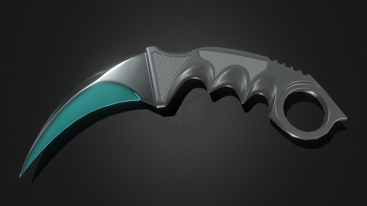 Media 1 for listing FPS Lowpoly knife - Karambit