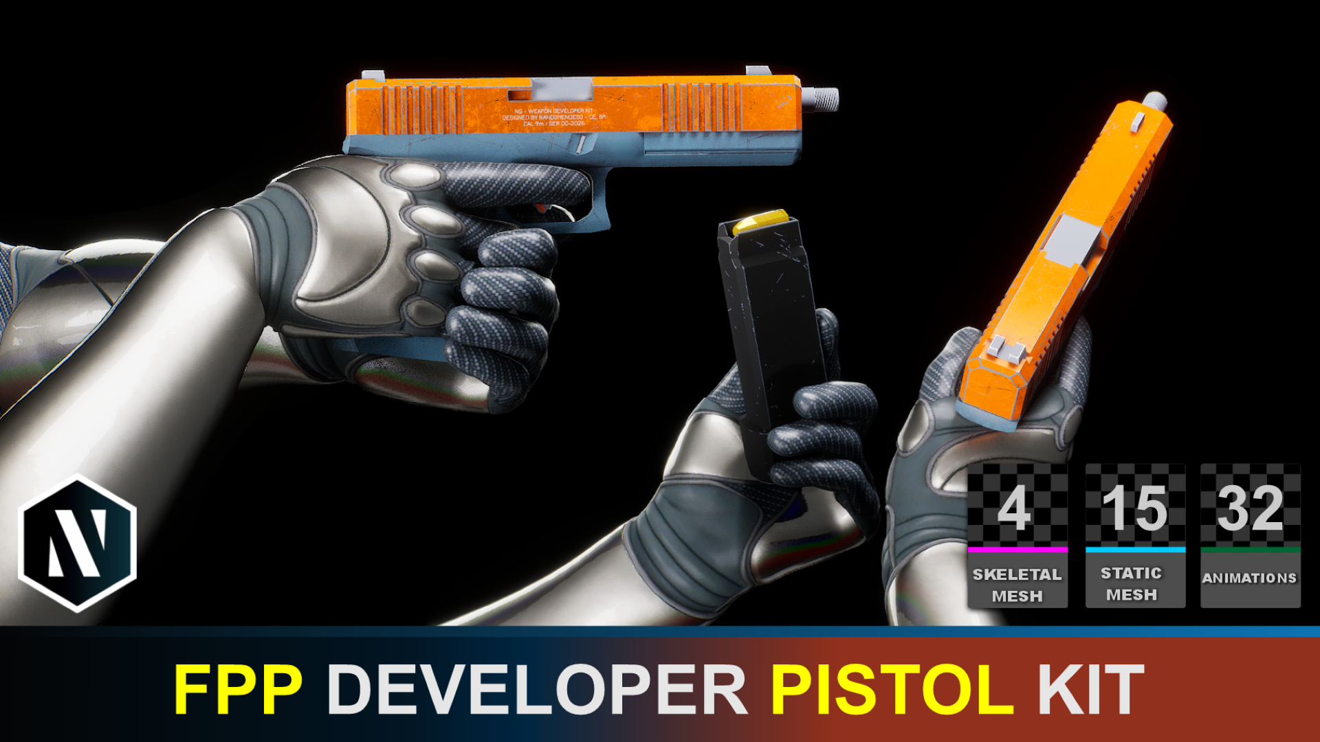 FPP Developer Pistol Kit - Starter Pack | Fab