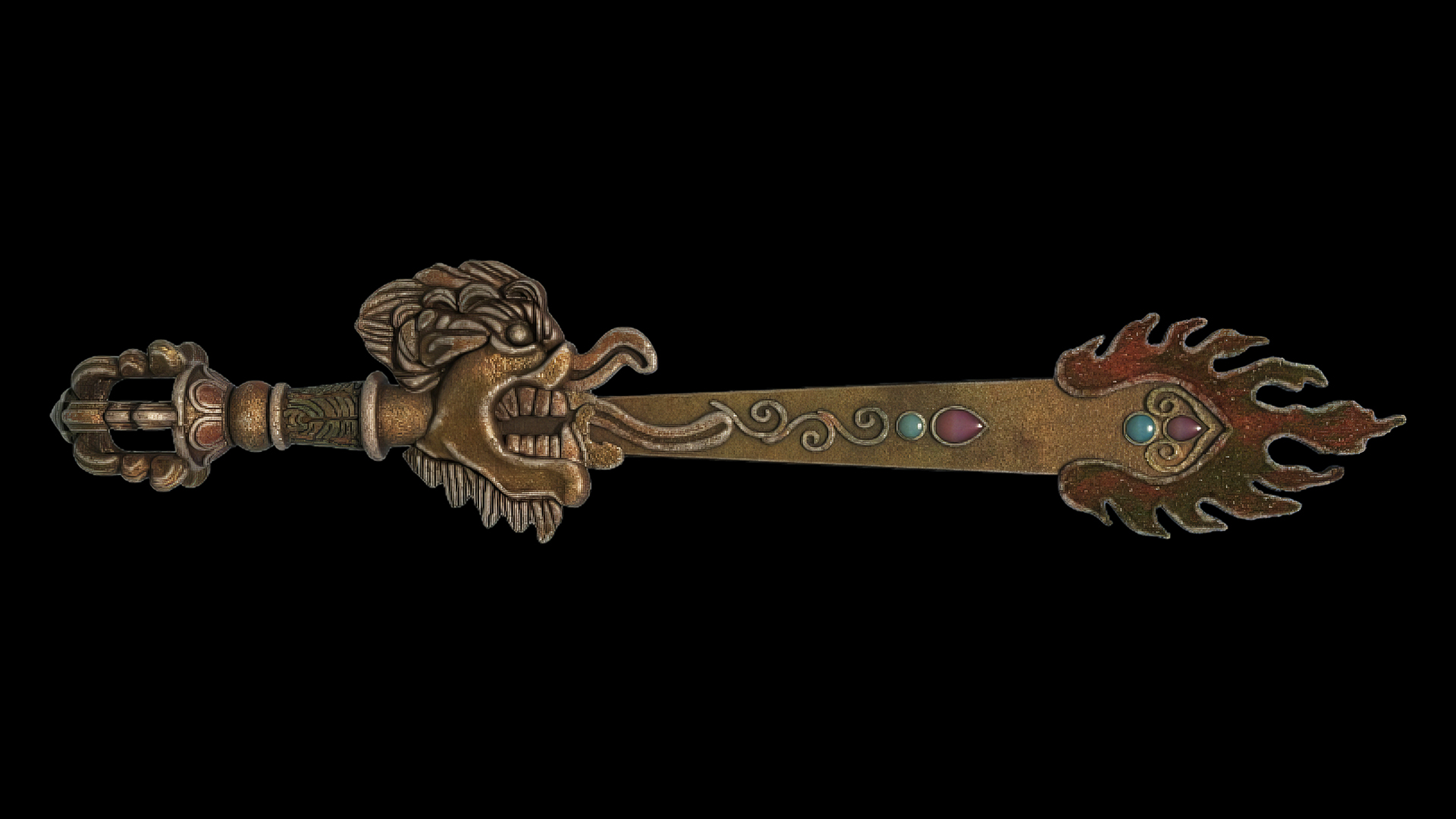 Sword of Manjushri – Buddhist Ritual Weapon (Game Ready) | Fab