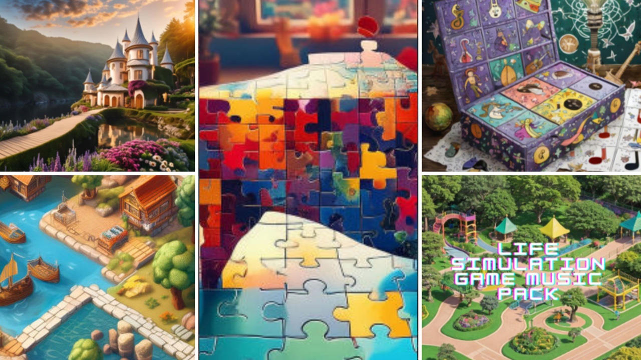 Media 1 for listing Puzzle & Casual Music Bundle