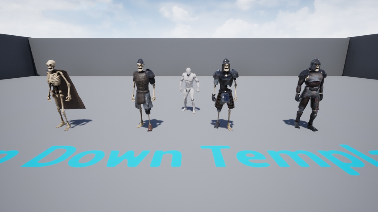 Media 1 for listing Customizable Fantasy Skeletons With Weapons And Cape