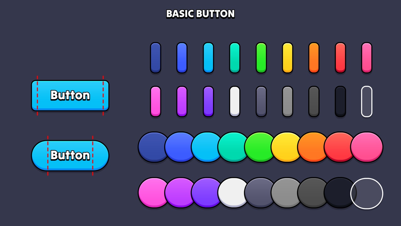 Media 1 for listing GUI - Basic Button Pack