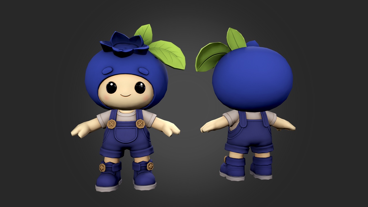 Media 1 for listing Blueberry character
