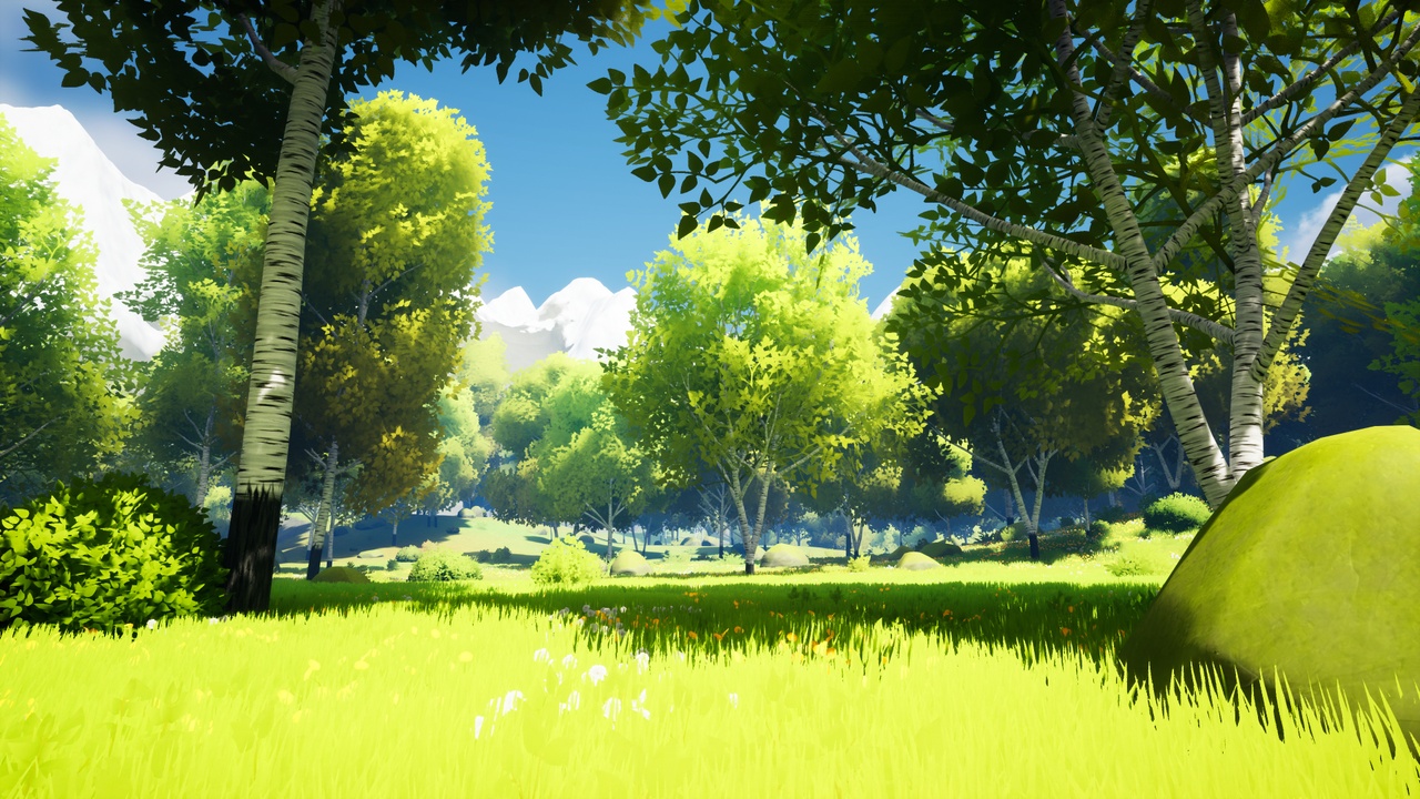 商品 Stylized Birch Forest 的媒体 1