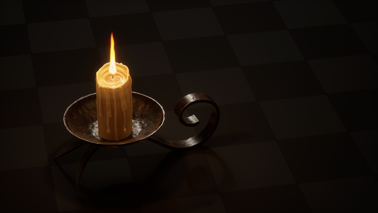 Media 1 for listing Medieval Lighting Candle Holder 1