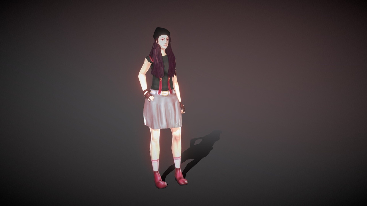 Media 1 for listing Low Poly Girl