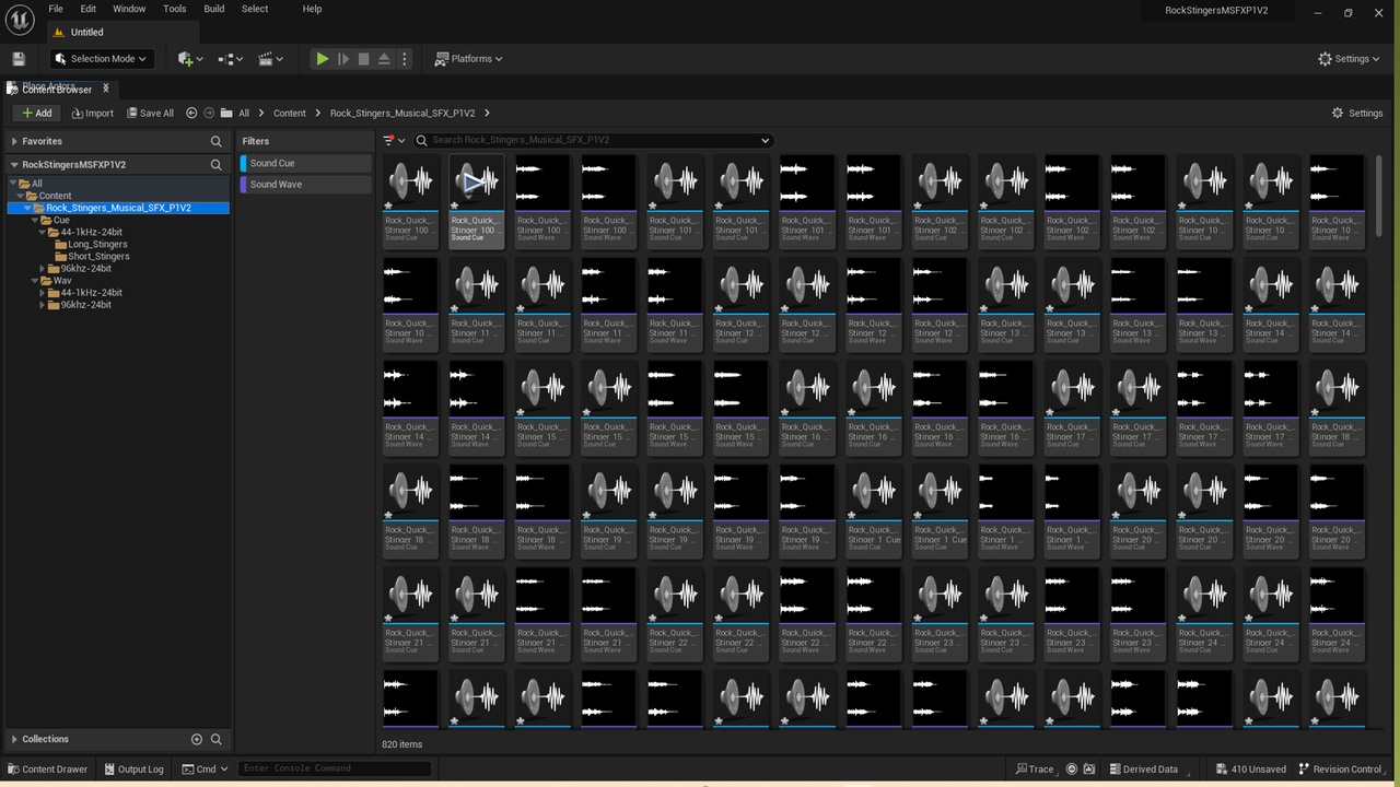Media 1 for listing Rock Stingers: Musical Sound Effects Pack1