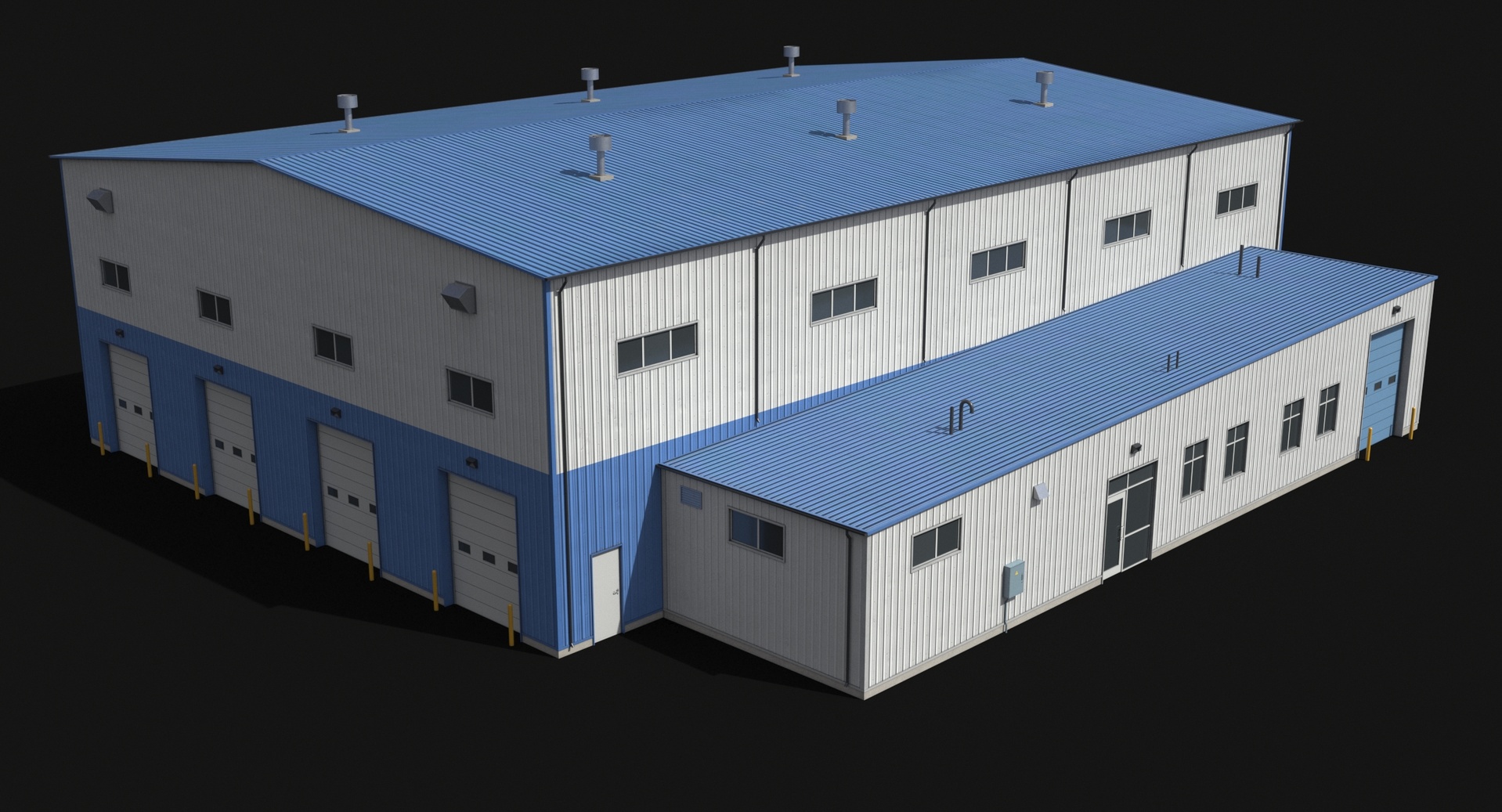 Media 1 for listing Industrial Building 67 PBR Low Poly