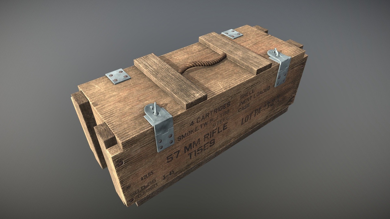 Media 1 for listing WWII Ammo Box for rifle