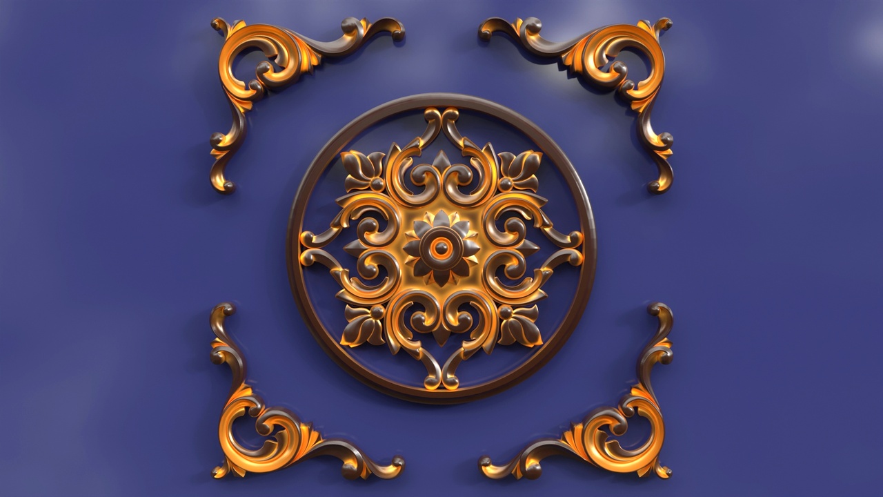 Медиа 1 для объявления Carved decorative pattern for CNC