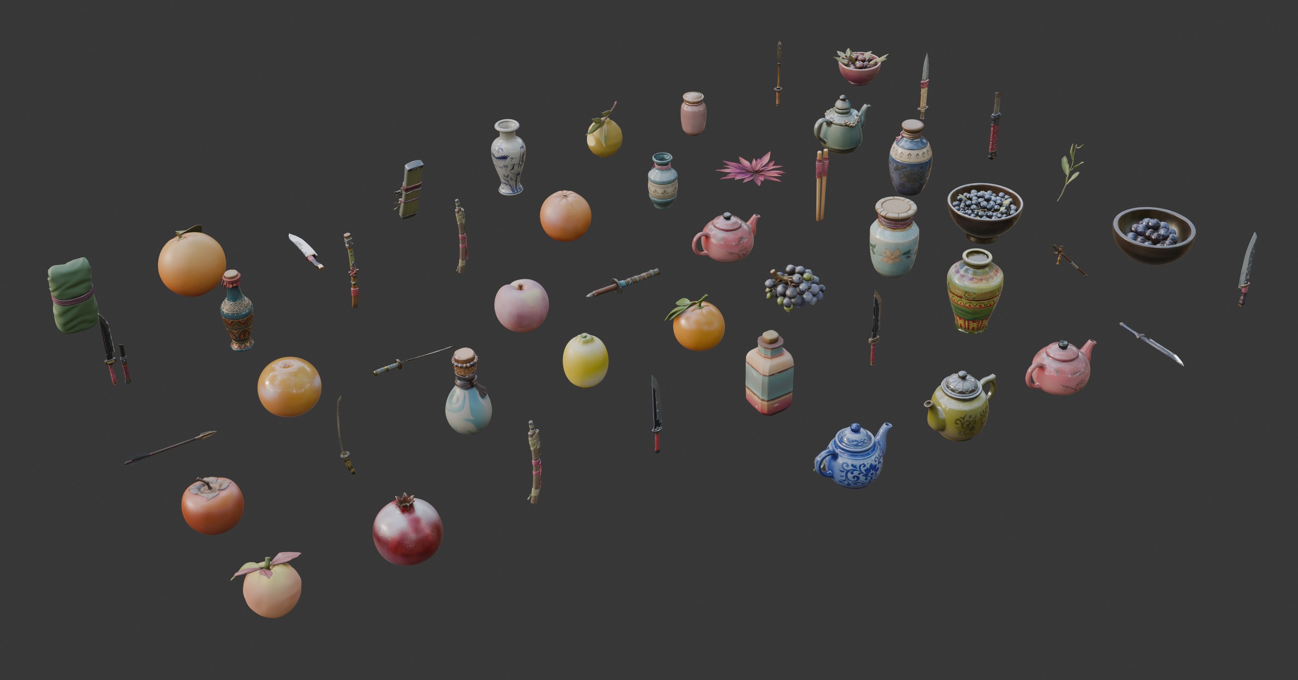 Media 1 for listing Stylized Food and Kitchen Props