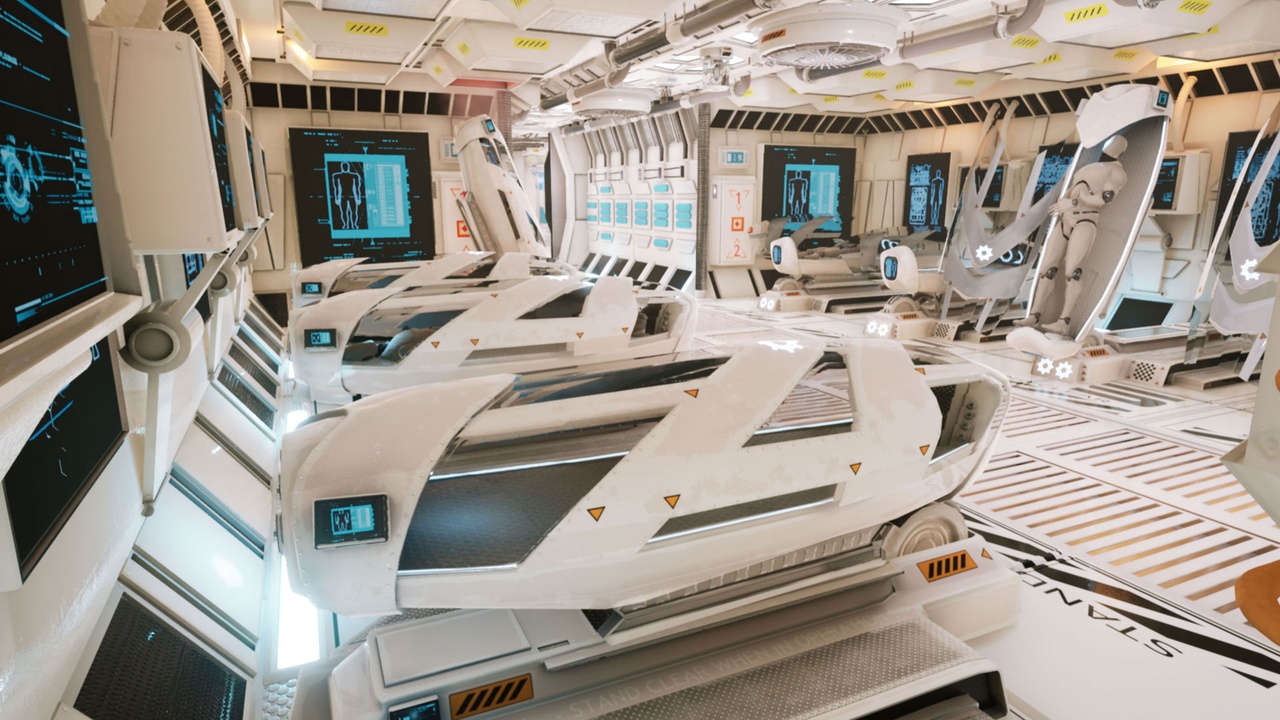 Media 1 for listing Sci-Fi Lab Research Facility Environment Kitbash